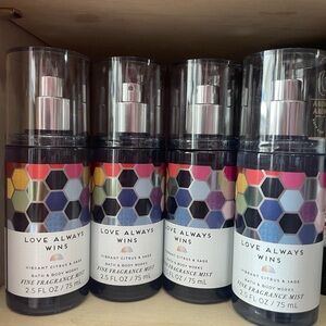 4 Bath & Body Works Love Always Wins Fragrance Mist